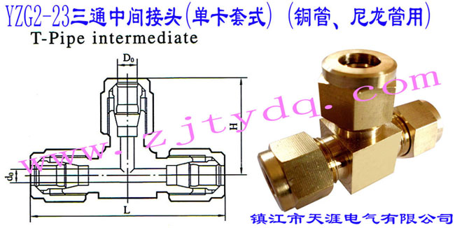 YZG2-23ͨg^(οʽ) (~)T-pipe Intermediate Connector