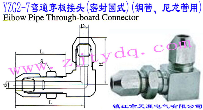 YZG2-7ͨ^(ܷȦʽ)(~)Elbow Pipe Through-board Connector